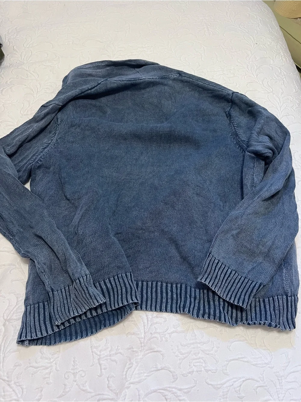 Goodthreads Indigo Blue Shawl Collar 100% Cotton Cardigan size XXL